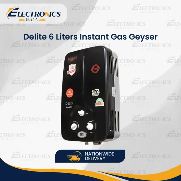 Delite 6 Liters Instant Gas Geyser