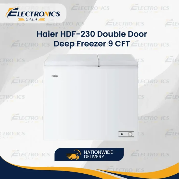Haier HDF-230 Price in Pakistan Double Door Deep Freezer 9 CFT