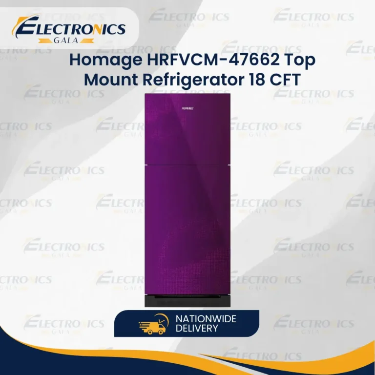 Homage HRFVCM-47662 Top Mount Refrigerator 18 CFT