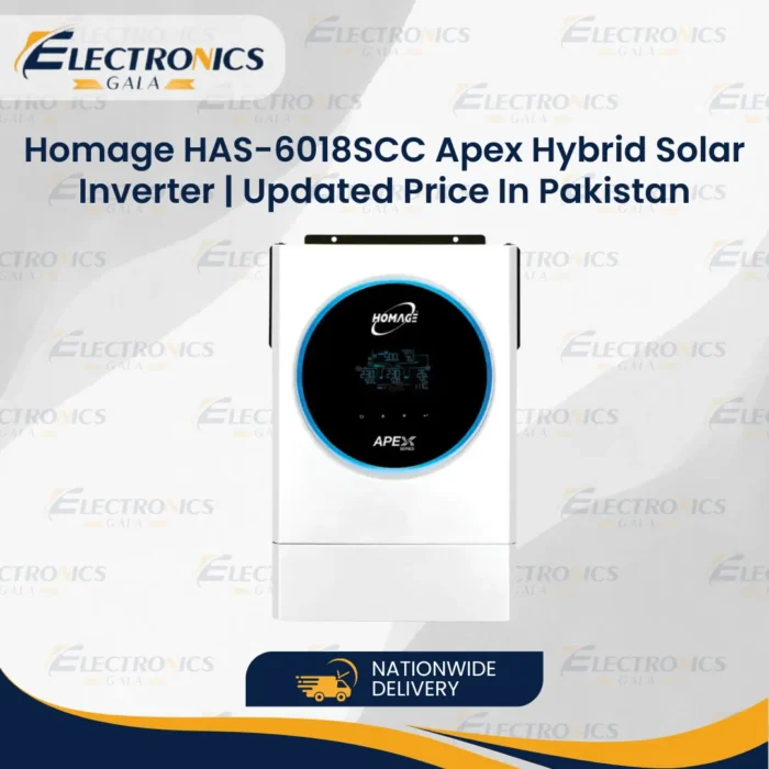 Homage HAS-6018SCC Apex Hybrid Solar Inverter | Updated Price In Pakistan
