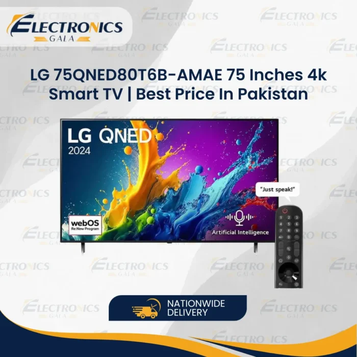 LG 75QNED80T6B-AMAE 75 Inches 4k Smart TV