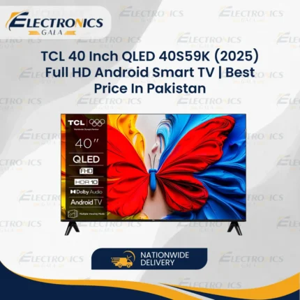 TCL 40 Inch QLED 40S59K (2025) Full HD Android Smart TV