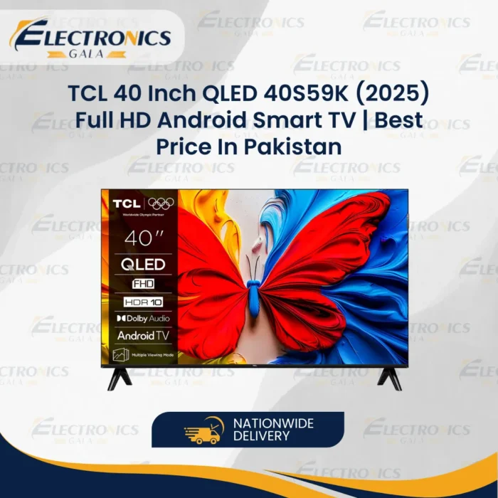 TCL 40 Inch QLED 40S59K (2025) Full HD Android Smart TV